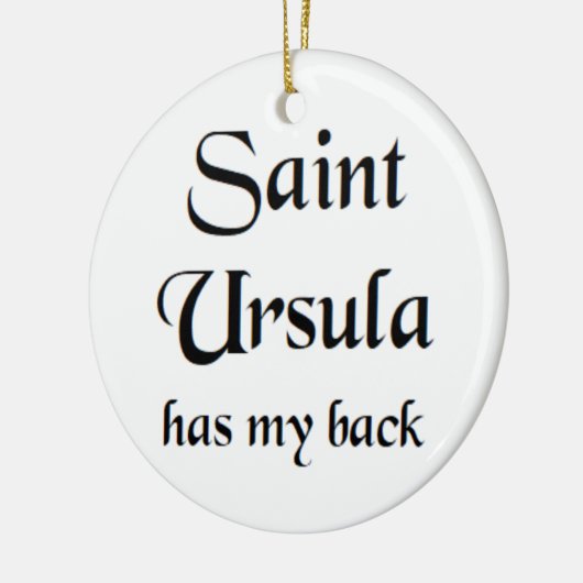 saint ursula coffee mug keramisch ornament (Links)