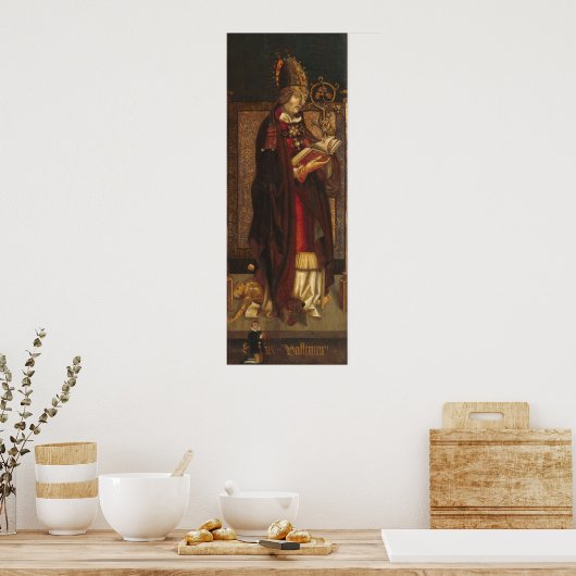 Saint Valentijn - Tyrolean German Fine Art Poster (Keuken)