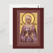 Saint Valentina Prayer-kaart Briefkaart (Voorkant / Achterkant)