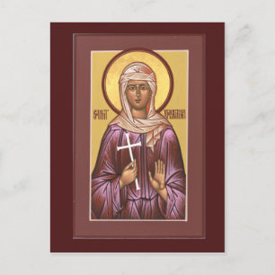 Saint Valentina Prayer-kaart Briefkaart