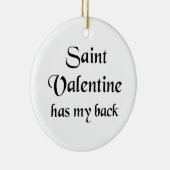 saint valentine coffee mug keramisch ornament (Rechts)
