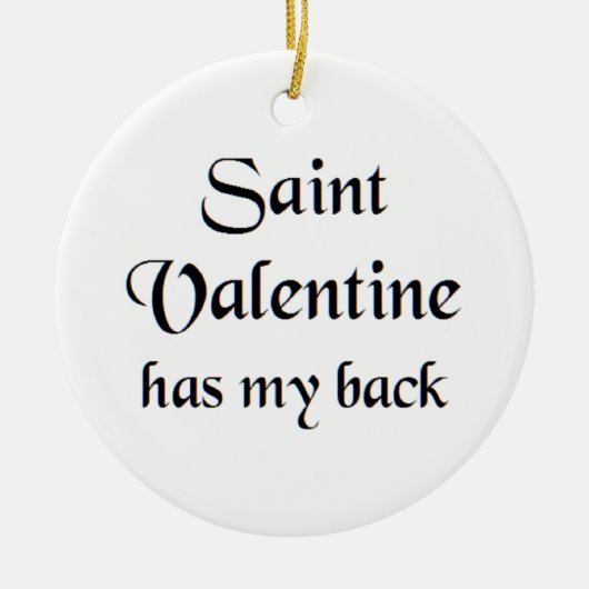 saint valentine coffee mug keramisch ornament (Voorkant)