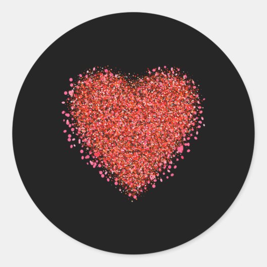 Saint Valentine's Designs2  Ronde Sticker (Voorkant)