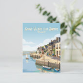 Saint-Valery-sur-Somme Frankrijk Briefkaart (Staand voorkant)