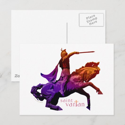 Saint Vartan Briefkaart (Voorkant / Achterkant)