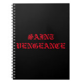 SAINT VENGEANCE NOTITIEBOEK (Voorkant)