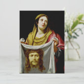 Saint Veronica Feestdagenkaart (Staand voorkant)