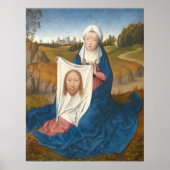 Saint Veronica - Hans Memling Fine Art Poster (Voorkant)
