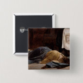 Saint Veronica Vierkante Button 5,1 Cm (Voorkant /achterkant)