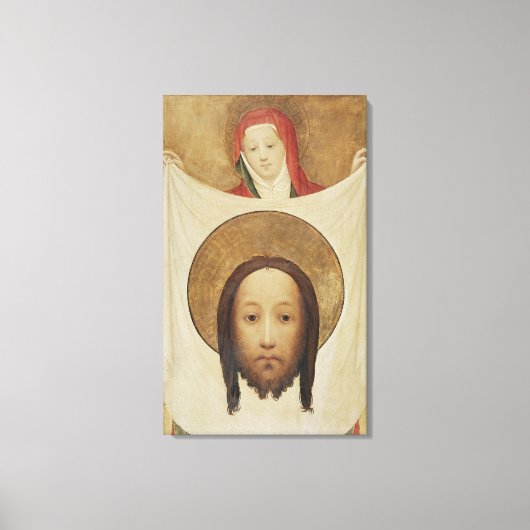 Saint Veronica with the Sudarium, c.1420 Canvas Afdruk (Voorkant)