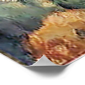 Saint-Victoire Barnes Mountain Paul Cezanne Poster (Hoek)