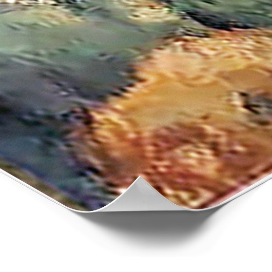 Saint-Victoire Barnes Mountain Paul Cezanne Poster (Hoek)