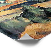 Saint-Victoire Barnes Mountain Paul Cezanne Poster (Hoek)