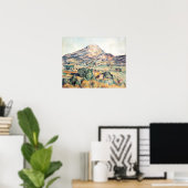 Saint-Victoire Barnes Mountain Paul Cezanne Poster (Thuiskantoor)