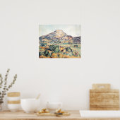 Saint-Victoire Barnes Mountain Paul Cezanne Poster (Keuken)