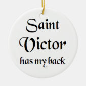 saint victor coffee mug keramisch ornament (Voorkant)