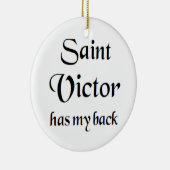 Saint Victor koffiemok Keramisch Ornament (Rechts)