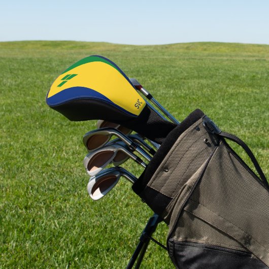 Saint Vincent and the Grenadines flag Golfheadcover (Insitu)