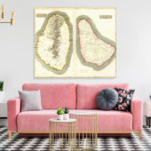Saint Vincent, Barbado Canvas Afdruk (Insitu (Woonkamer))