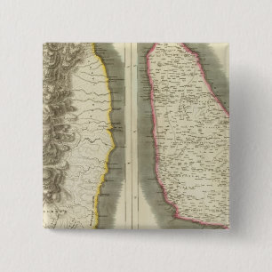 Saint Vincent, Barbado Vierkante Button 5,1 Cm