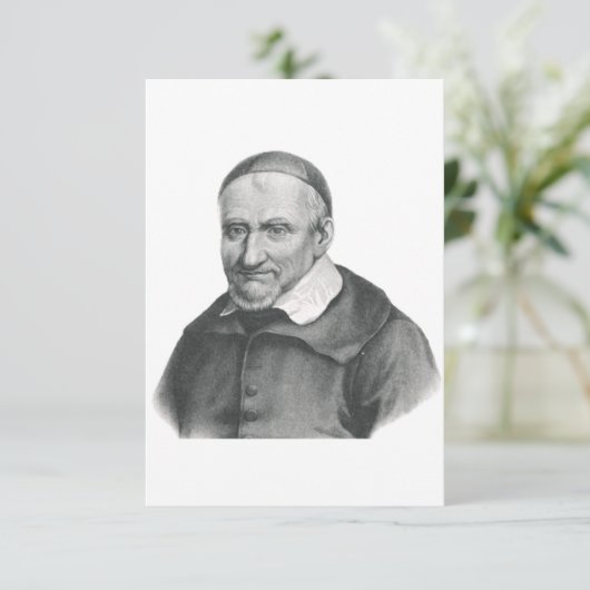 Saint Vincent de Paul Bedankkaart (Staand voorkant)