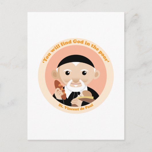 Saint Vincent de Paul Briefkaart (Voorkant)