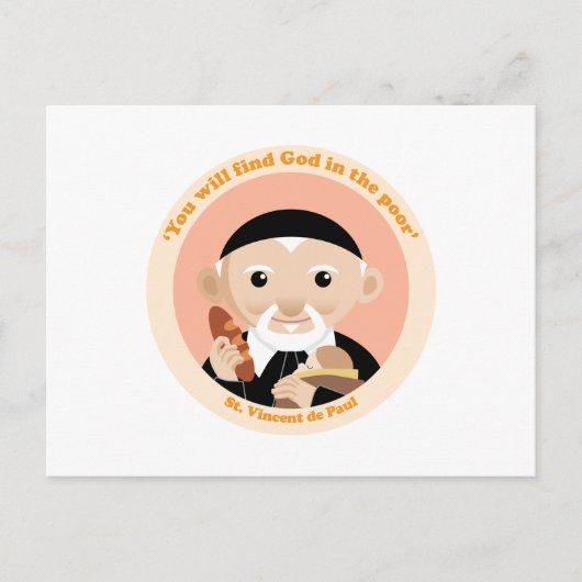 Saint Vincent de Paul Briefkaart (Voorkant)