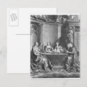 Saint Vincent de Paul en Cardinaal Jules Mazarin Briefkaart (Voorkant / Achterkant)