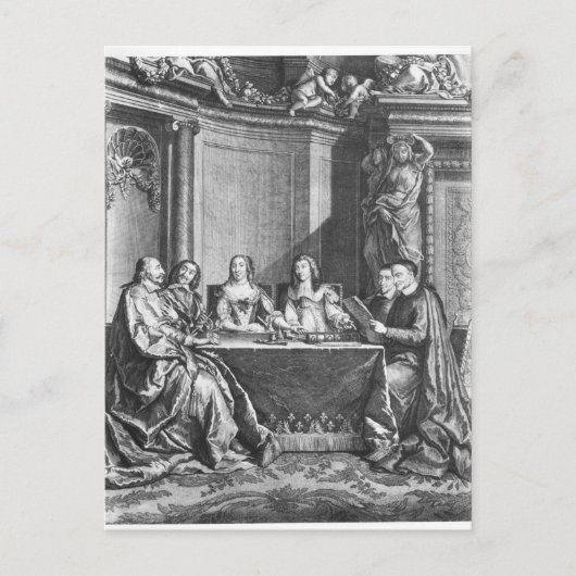 Saint Vincent de Paul en Cardinaal Jules Mazarin Briefkaart (Voorkant)