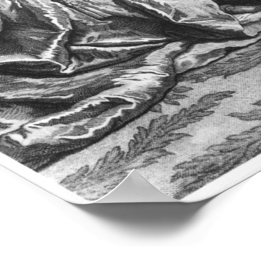 Saint Vincent de Paul en Cardinaal Jules Mazarin Poster (Hoek)