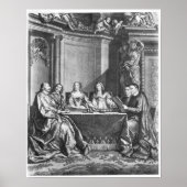 Saint Vincent de Paul en Cardinaal Jules Mazarin Poster (Voorkant)