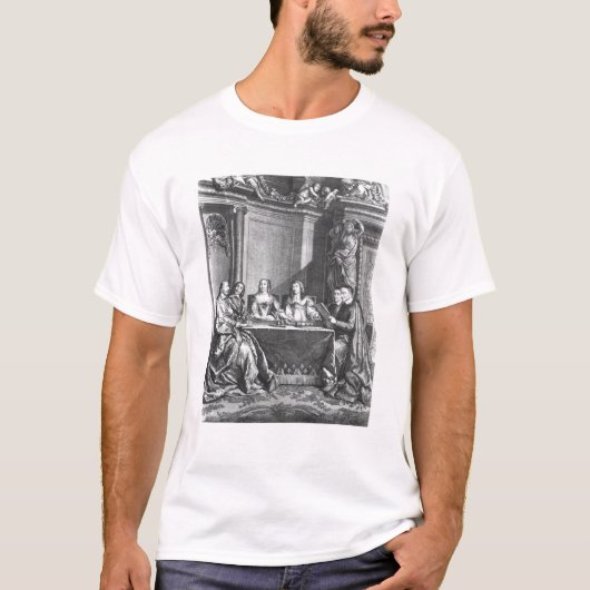 Saint Vincent de Paul en Cardinaal Jules Mazarin T-shirt (Voorkant)