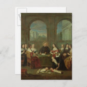 Saint Vincent de Paul en de zusters van de liefdad Briefkaart (Voorkant / Achterkant)