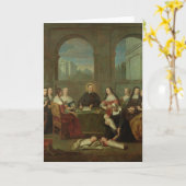 Saint Vincent de Paul en de zusters van de liefdad Kaart (Gele Bloem)