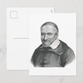 Saint Vincent de Paul Feestdagenkaart (Voorkant / Achterkant)