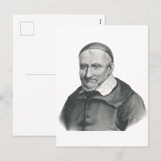 Saint Vincent de Paul Feestdagenkaart (Voorkant / Achterkant)
