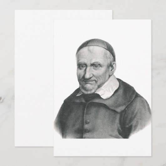 Saint Vincent de Paul Feestdagenkaart (Voorkant / Achterkant)