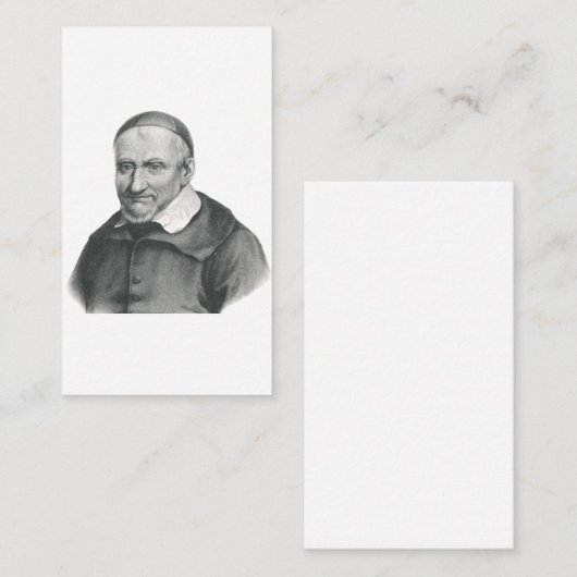 Saint Vincent de Paul Informatiekaartje (Voorkant / Achterkant)