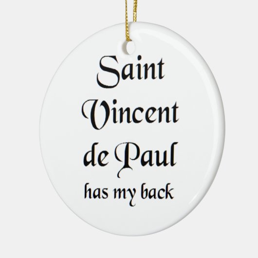 saint vincent de paul keramisch ornament (Links)
