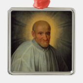 Saint Vincent de Paul Metalen Ornament (Voorkant)