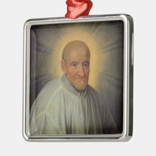 Saint Vincent de Paul Metalen Ornament (Links)
