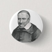 Saint Vincent de Paul Ronde Button 3,2 Cm (Voorkant)