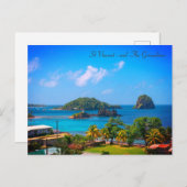 Saint Vincent en de Caribische Grenadines Feestdagenkaart (Voorkant / Achterkant)