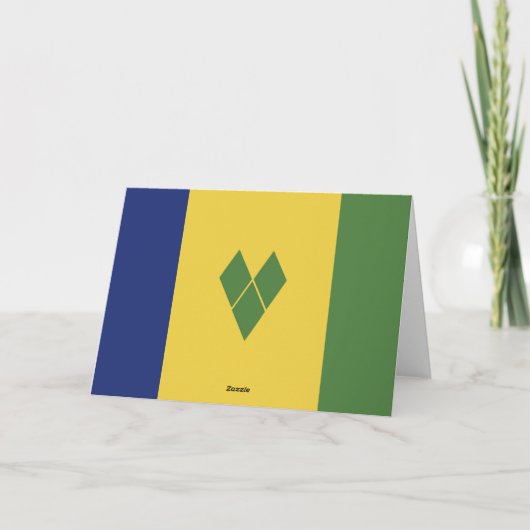 Saint Vincent en de Grenadines Bedankkaart (Achterkant)