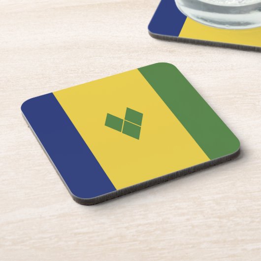 Saint Vincent en de Grenadines Bier Onderzetter (Linkerzijde)