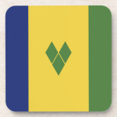 Saint Vincent en de Grenadines Bier Onderzetter (Voorkant)