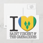 Saint Vincent en de Grenadines Briefkaart (Voorkant / Achterkant)