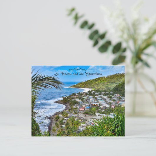 Saint Vincent en de Grenadines Briefkaart (Staand voorkant)