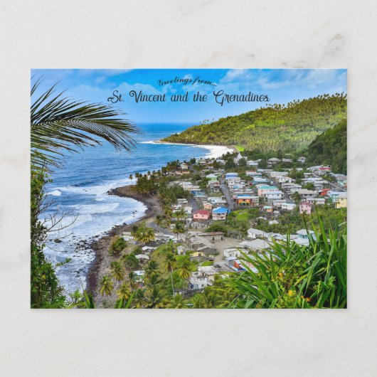 Saint Vincent en de Grenadines Briefkaart (Voorkant)