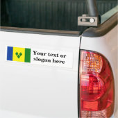 Saint Vincent en de Grenadines Bumpersticker (Op Truck)
